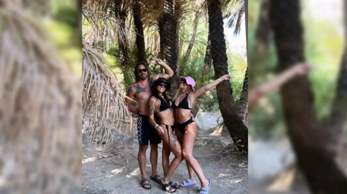 Ευρυδίκη Βαλαβάνη: Η κοινή φωτογραφία με τον Γρηγόρη Μόργκαν από τις διακοπές τους στην Κρήτη