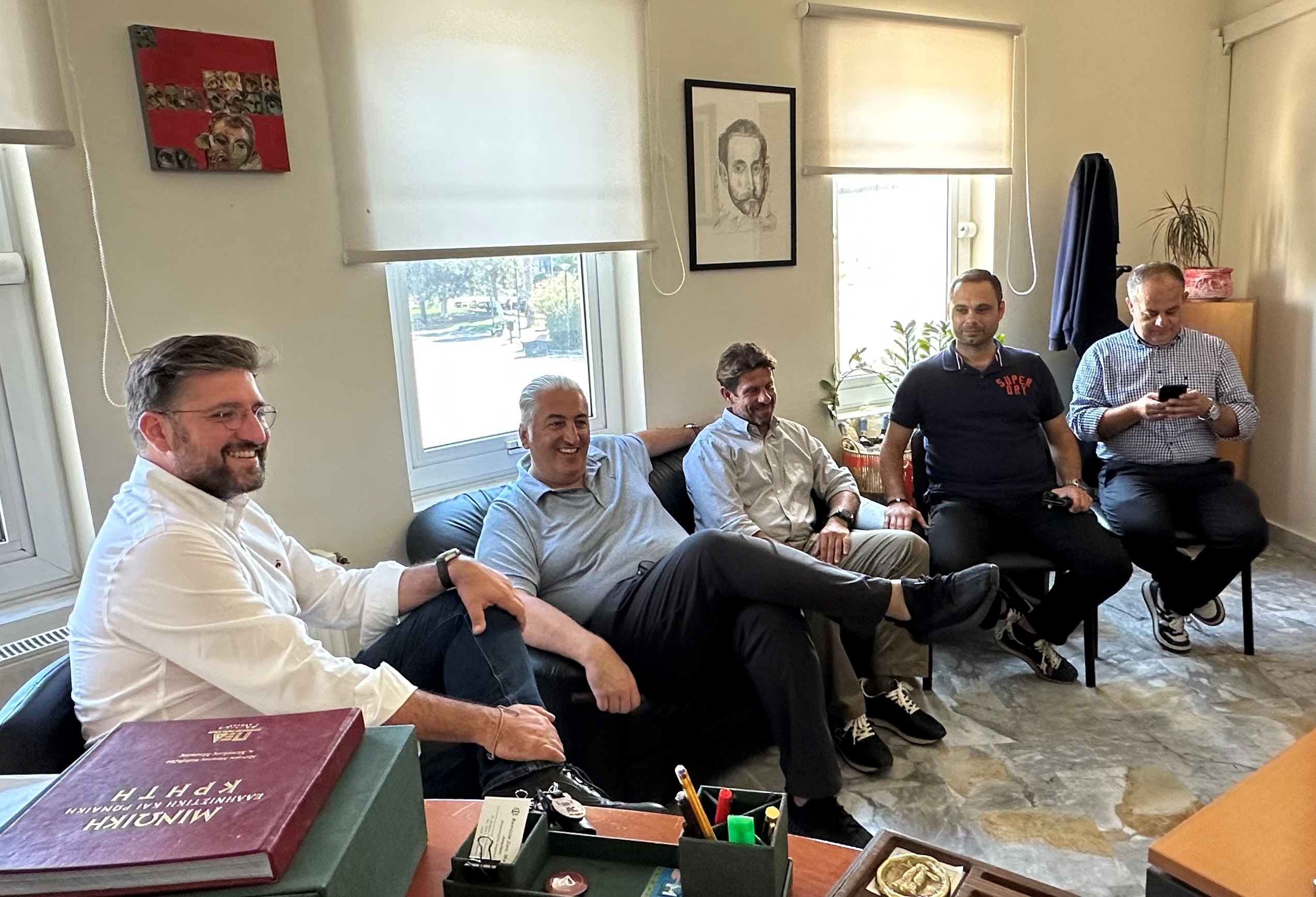 Μαλεβίζι: Συνάντηση Μενέλαου Μποκέα με Μιχάλη Μπούση