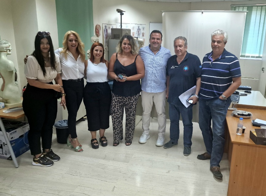 Συνάντηση με τον διευθυντή του ΕΚΑΒ Κρήτης είχε ο υποψήφιος δήμαρχος Μαλεβιζίου Δ. Πιτσικάκης