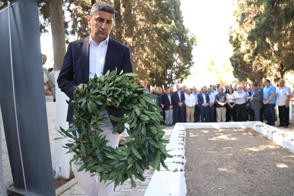 Ο Λευτέρης Αυγενάκης στις εκδηλώσεις μνήμης στο Σoκαρά: Οι Έλληνες ενωμένοι μπορούμε να πάμε την πατρίδα μας πιο ψηλά
