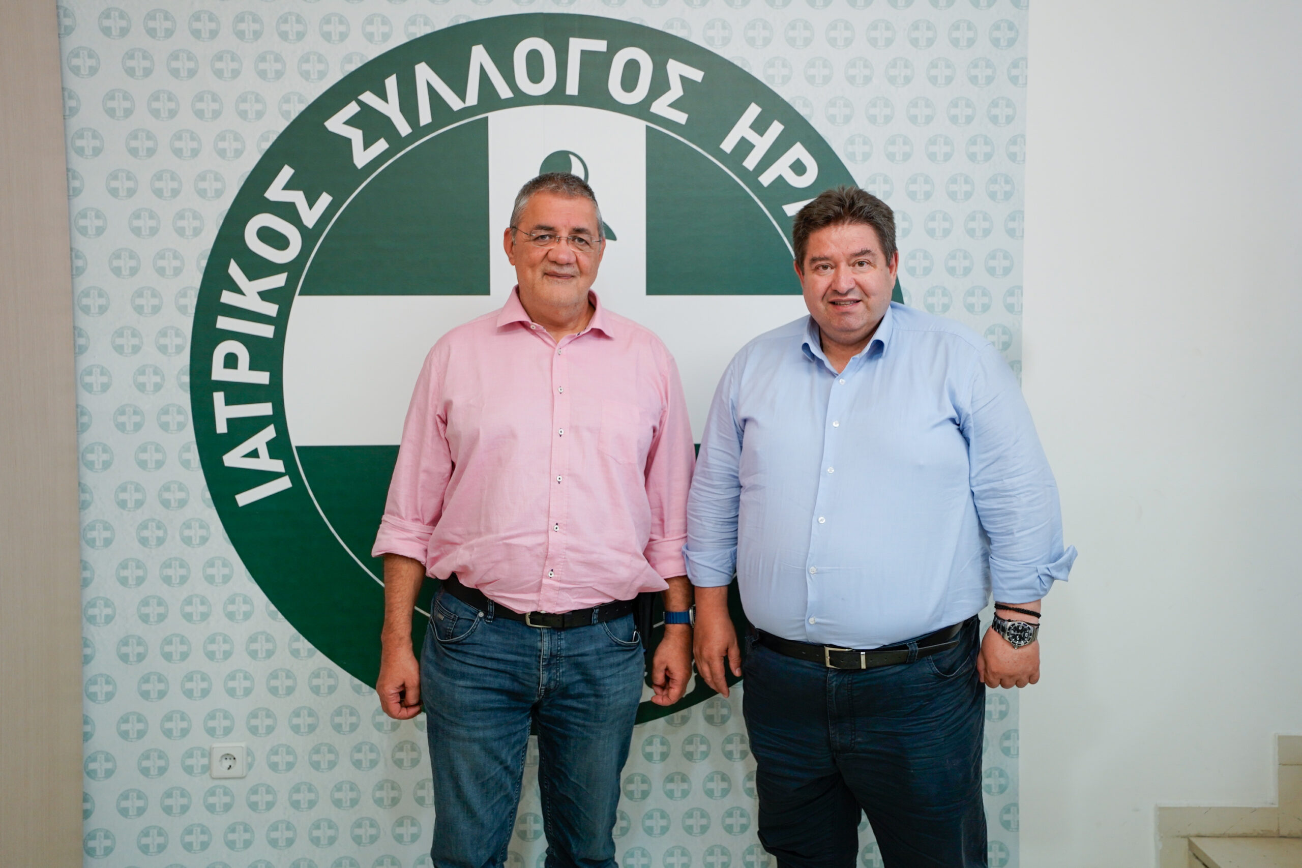 Επίσκεψη Μ. Καραμαλάκη στον Ιατρικό Σύλλογο Ηρακλείου – Πρόταση Αλ. Πατριανάκου για δημιουργία σχεδίου δράσης για την πολιτική προστασία
