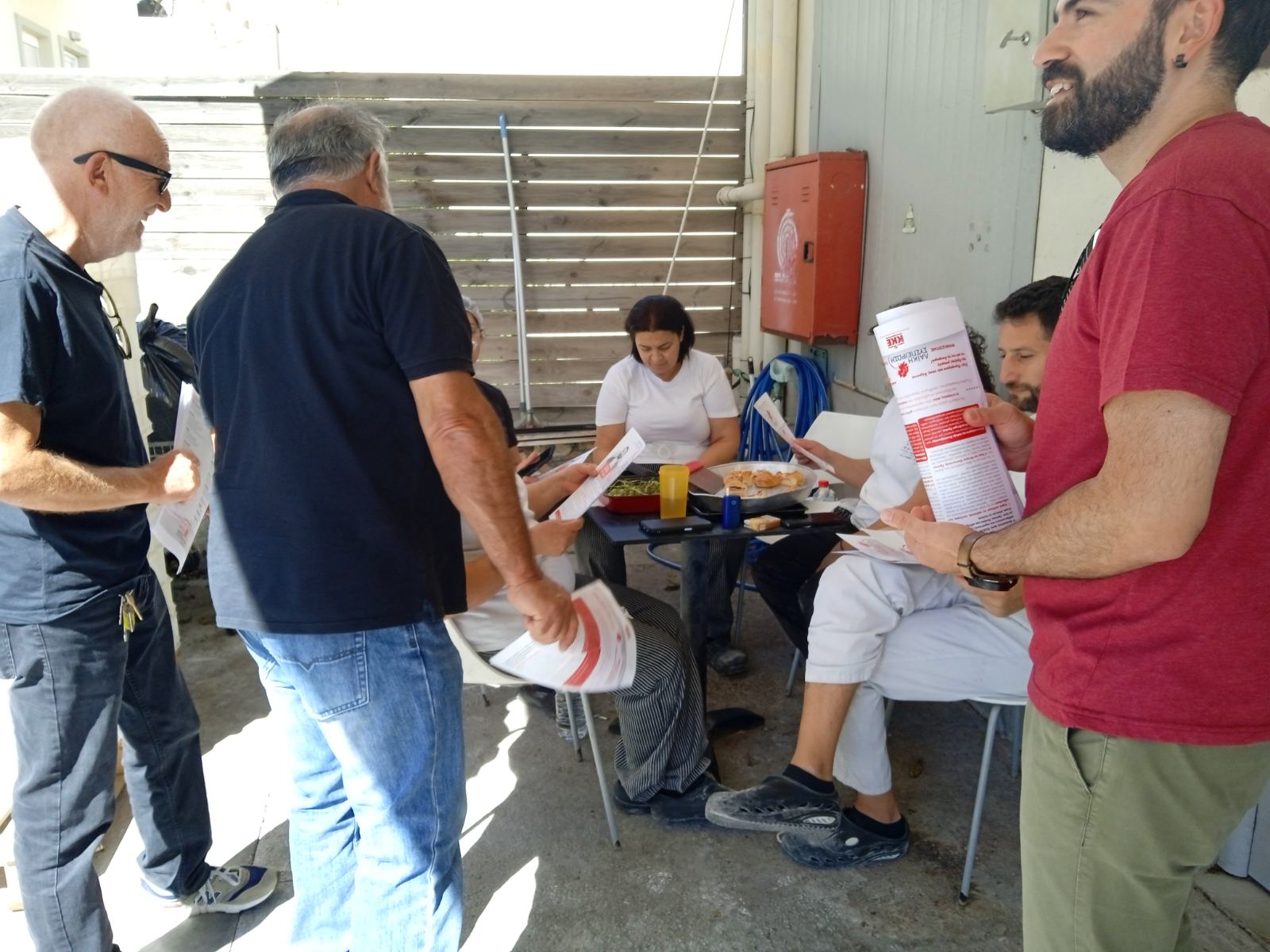 Περιοδεία της «Λαϊκής Συσπείρωσης» Αρχανών Αστερουσίων στις υπηρεσίες του Δήμου