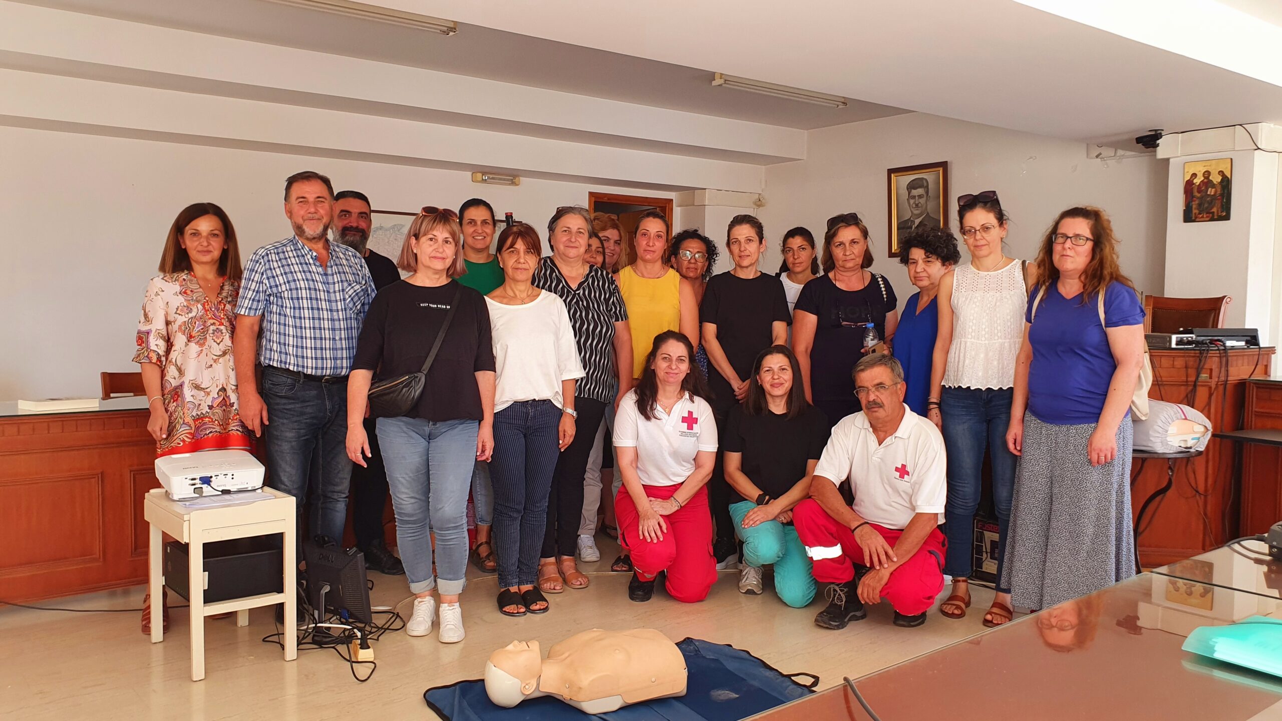 Σεμινάριο πρώτων βοηθειών στο δήμο Φαιστού