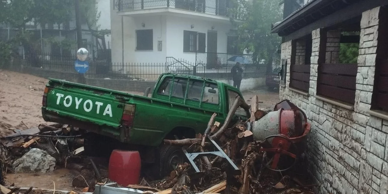 Τρίτος νεκρός από την κακοκαιρία Daniel, 82χρονος στην Καρδίτσα