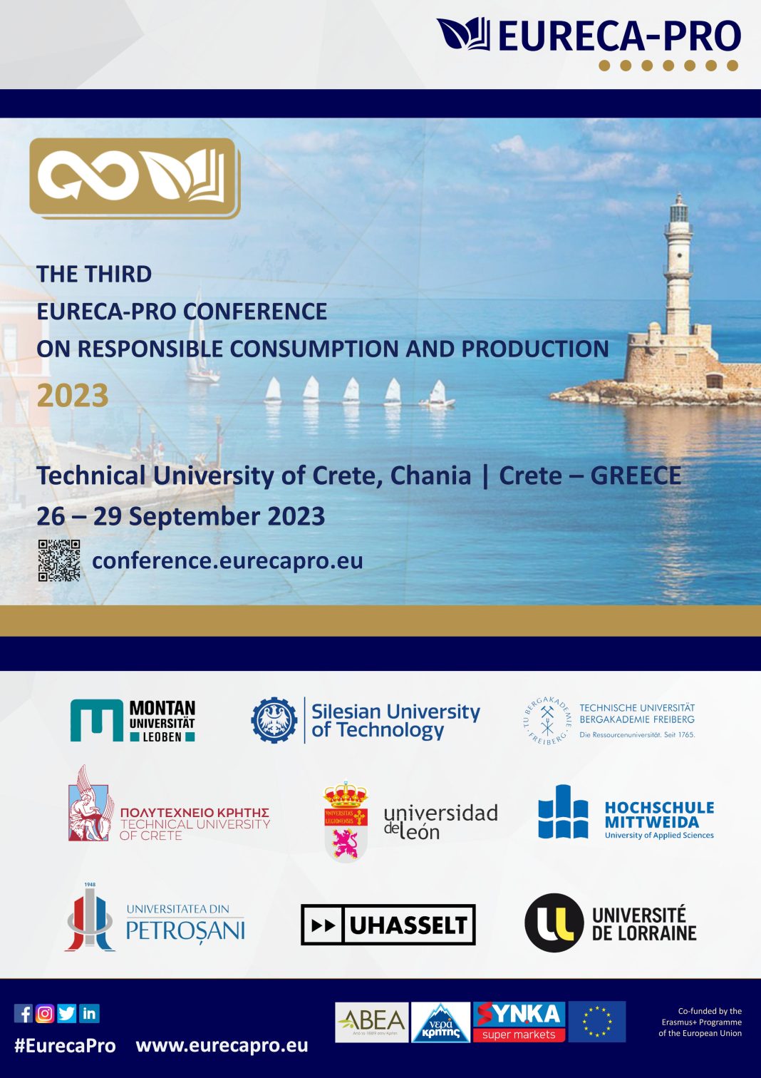 Στα Χανιά το 3ο Συνέδριο EURECA-PRO Υπεύθυνης Κατανάλωσης και Παραγωγής