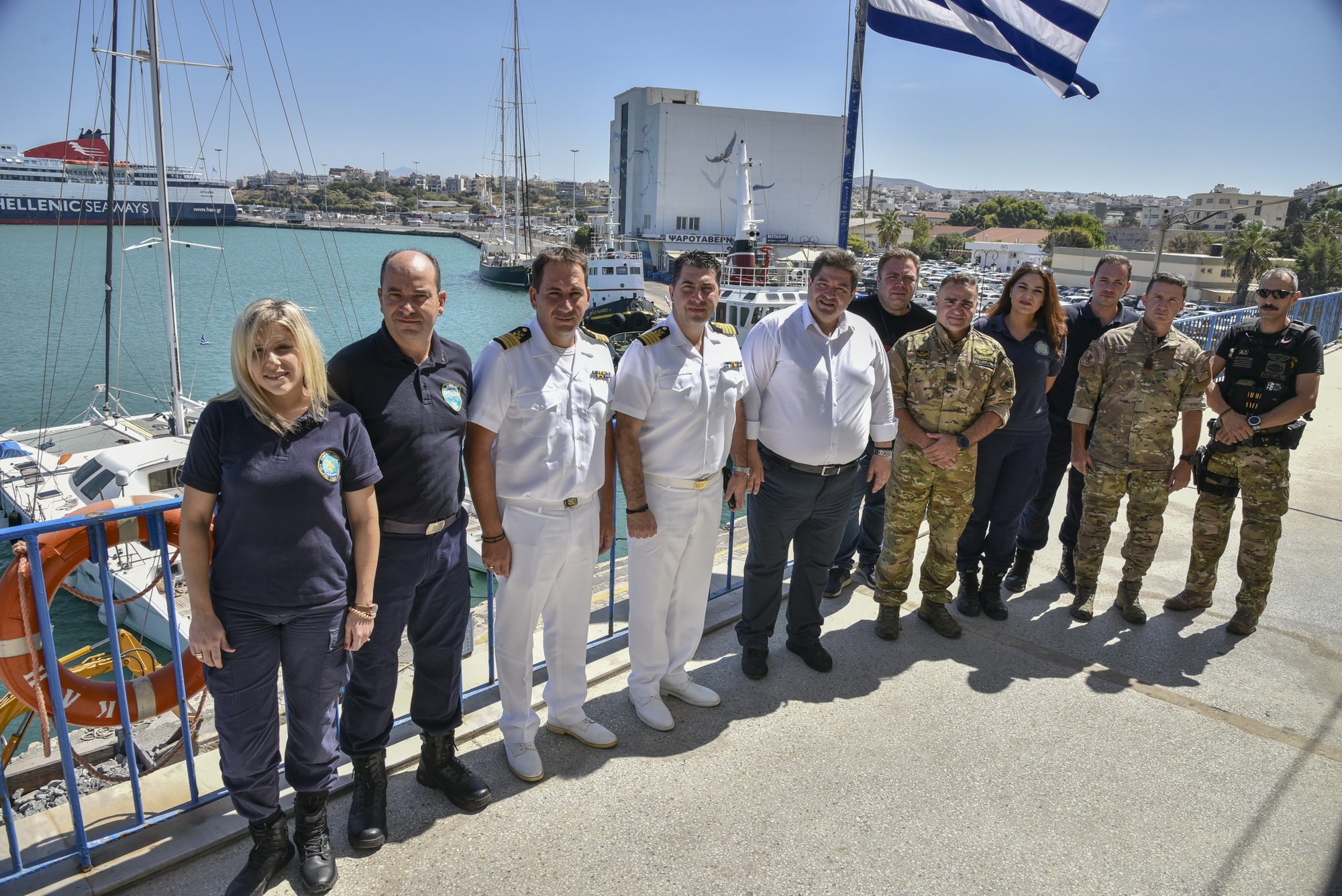 Στο Κεντρικό Λιμεναρχείο Ηρακλείου ο Μ. Καραμαλάκης