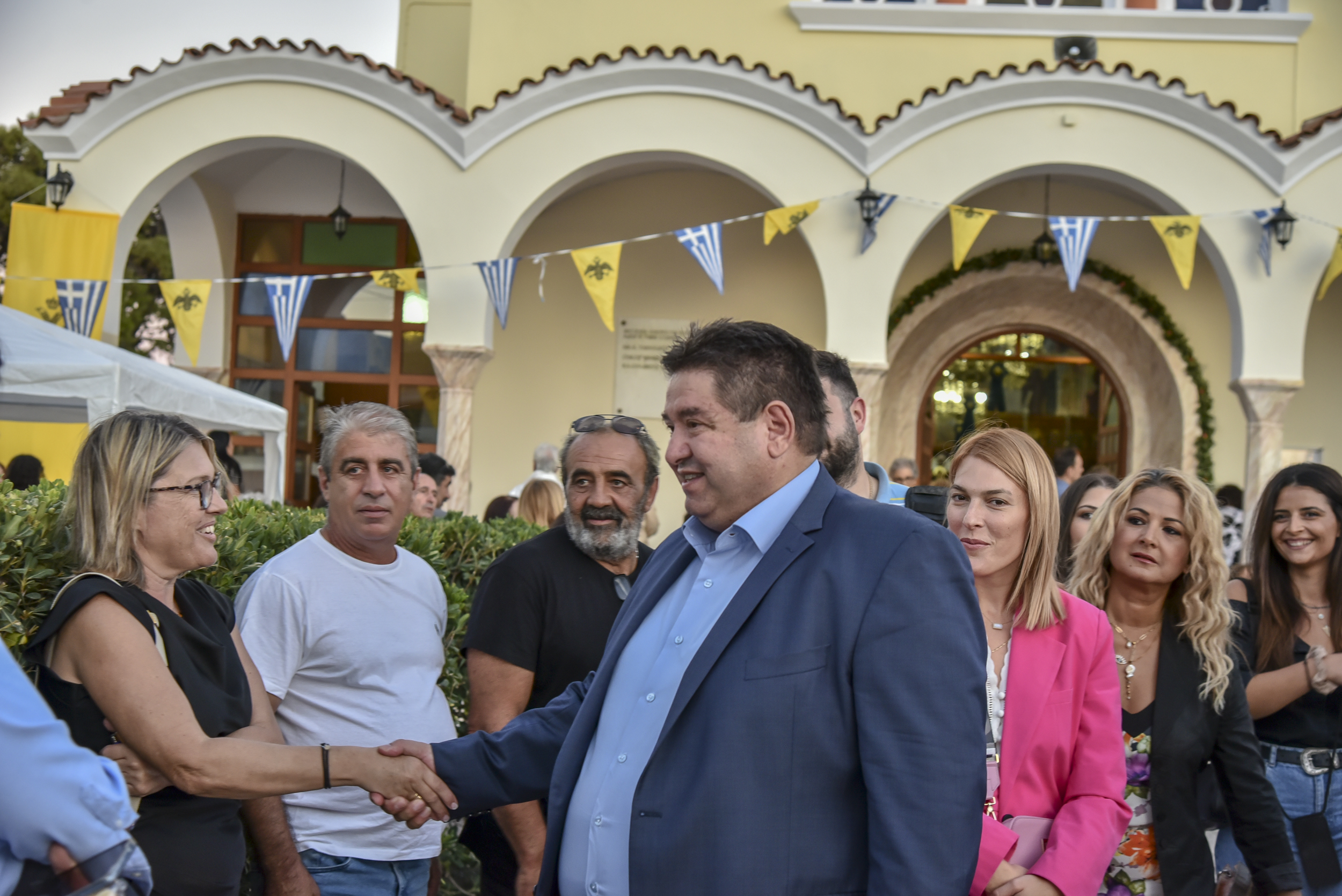 Ο Μιχάλης Καραμαλάκης στους εορτασμούς για την Ύψωση του Τιμίου Σταυρού