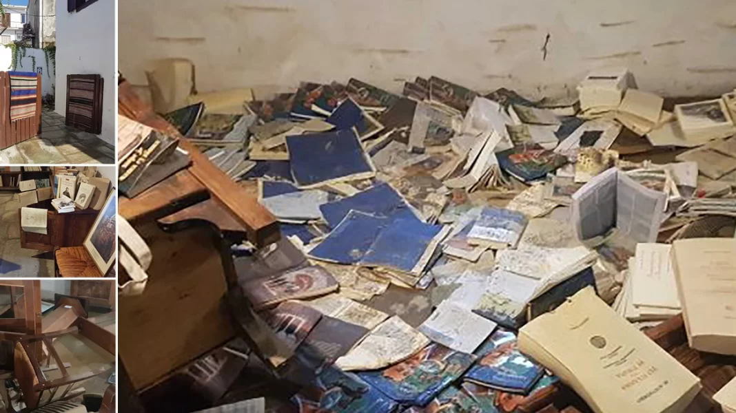 Πλημμύρισε το σπίτι – μουσείο του Αλέξανδρου Παπαδιαμάντη στη Σκιάθο