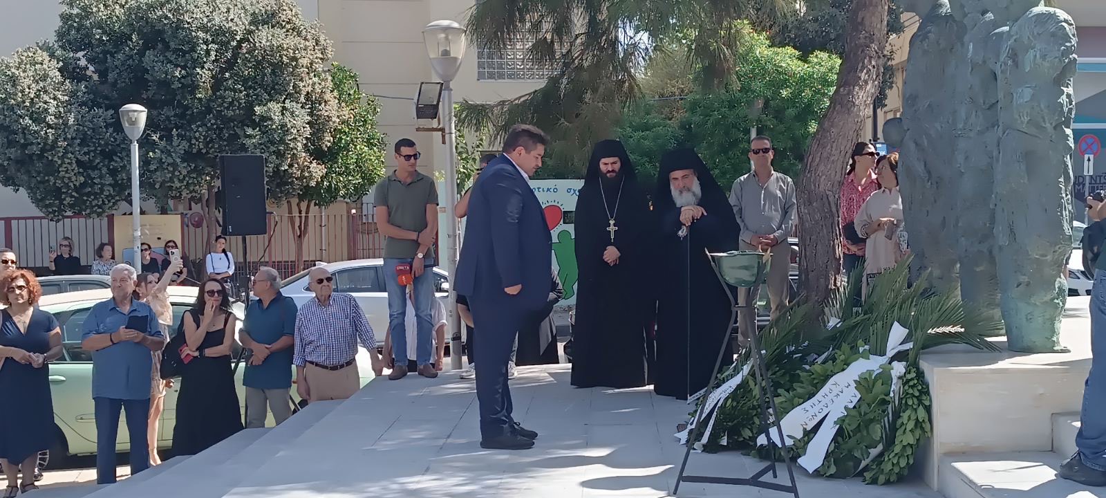 Στις εκδηλώσεις τιμής και μνήμης για την ημέρα Εθνικής Μνήμης της Γενοκτονίας των Ελλήνων της Μικράς Ασίας Μιχάλης Καραμαλάκης