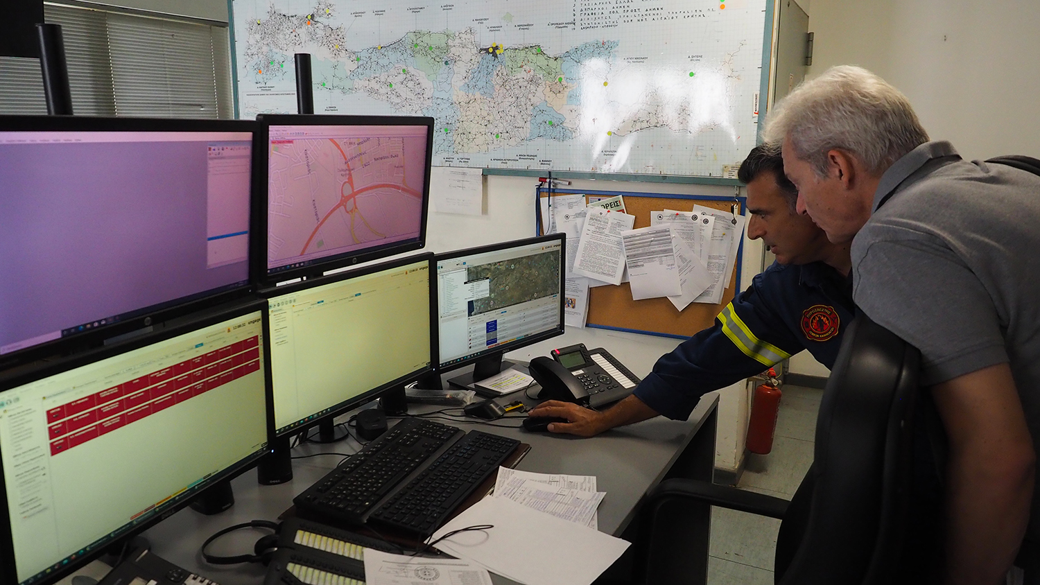 Ο Αλ. Καλοκαιρινός στην Πυροσβεστική: Δέσμευση για ενίσχυση του Δήμου σε θέματα πολιτικής προστασίας