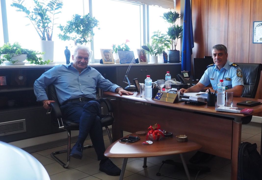 Συναντήσεις του Αλέξη Καλοκαιρινού με τον Αστυνομικό Δ/ντή Ηρακλείου  και την Ένωση Αστυνομικών Υπαλλήλων