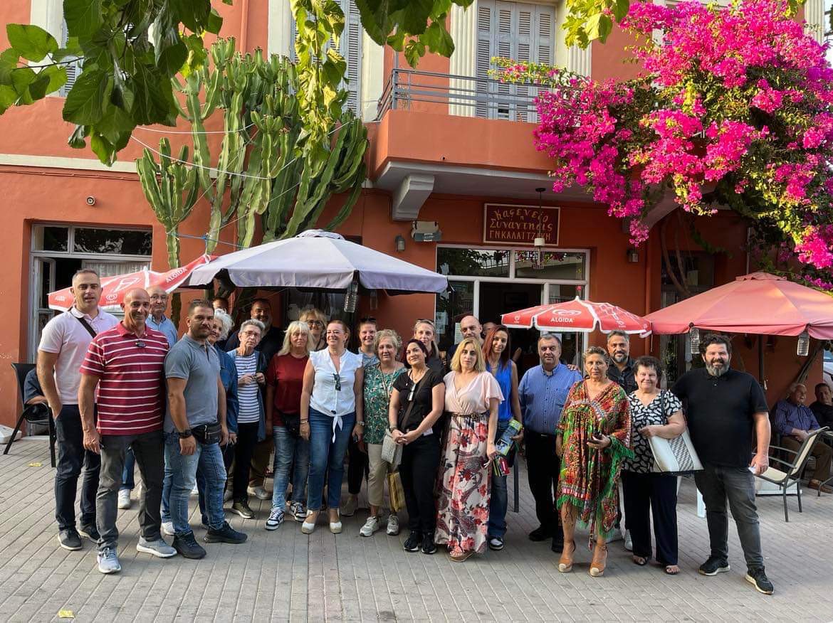 Περιοδεία της Μαρίας Καναβάκη στην ενδοχώρα του Δήμου Ηρακλείου