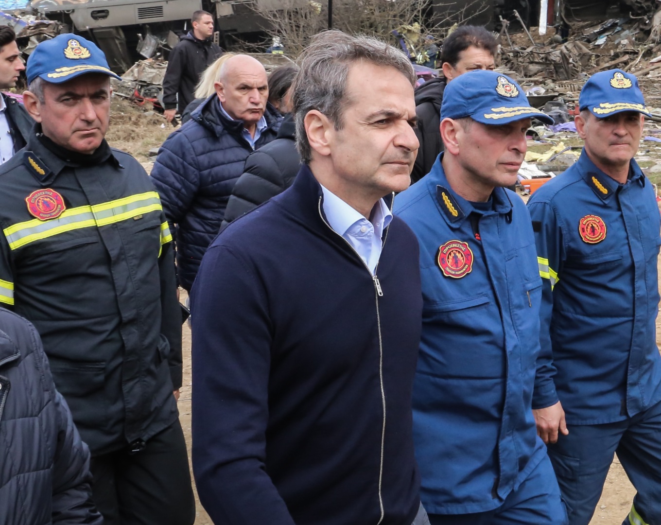 Στη Λάρισα ο Μητσοτάκης - Θα πετάξει πάνω από τις πληγείσες περιοχές