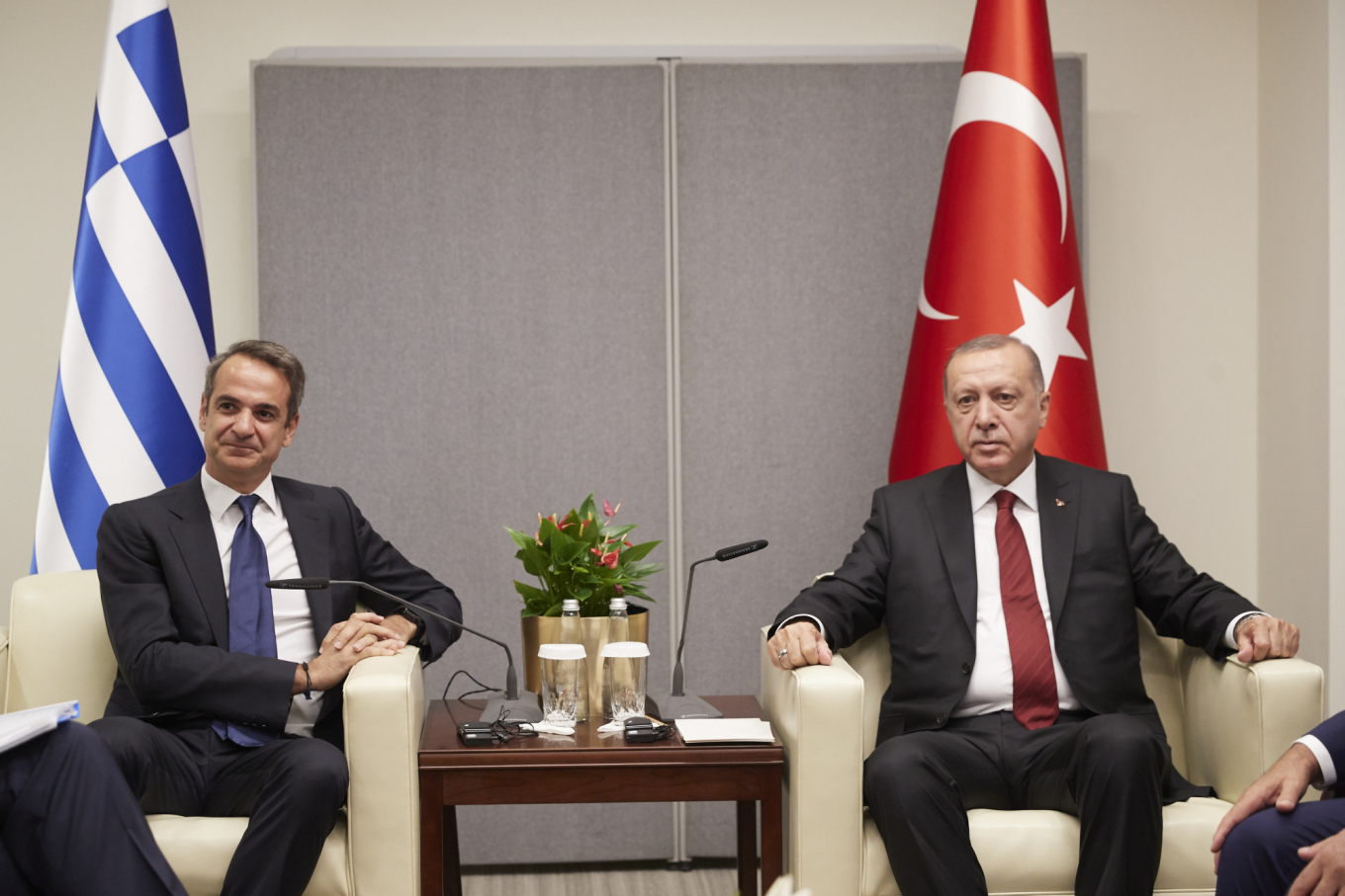 Ξεκίνησε η συνάντηση Μητσοτάκη - Ερντογάν στη Νέα Υόρκη