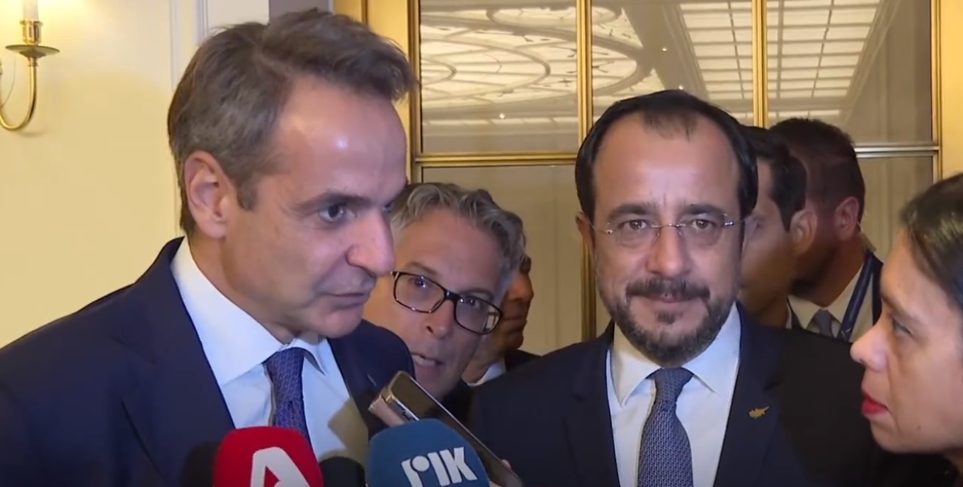 Συνάντηση Μητσοτάκη με Χριστοδουλίδη: Επανέλαβα στον Ερντογάν τις πάγιες θέσεις μας στο Κυπριακό