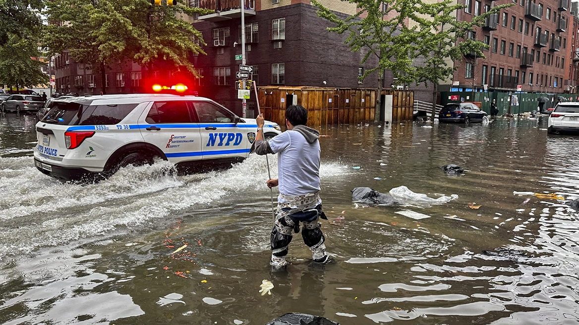 Νέα Υόρκη: Σε κατάσταση έκτακτης ανάγκης μετά τις πλημμύρες