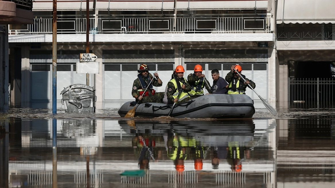 Κακοκαιρία Daniel: Φόβοι για την άνοδο της στάθμης στον Πηνειό – Μεγάλες επιχειρήσεις απεγκλωβισμού