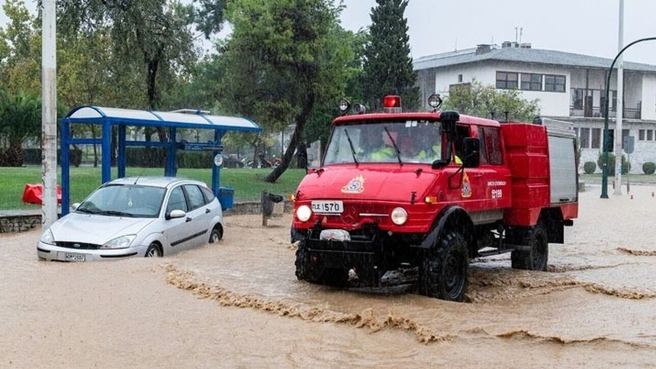 Κακοκαιρία Daniel: 112 για εκκένωση του χωριού Κάτω Λεχώνια στη Μαγνησία