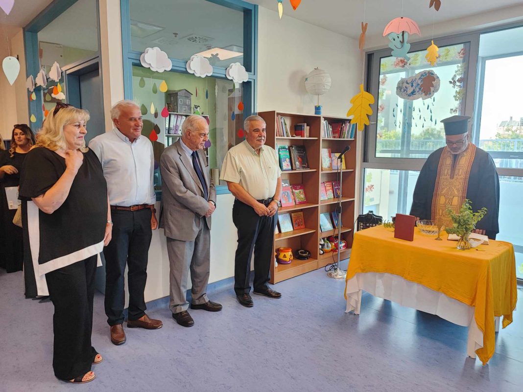 Στον βρεφονηπιακό σταθμό στις Μεσαμπελιές ο Δήμαρχος Ηρακλείου Βασίλης Λαμπρινός