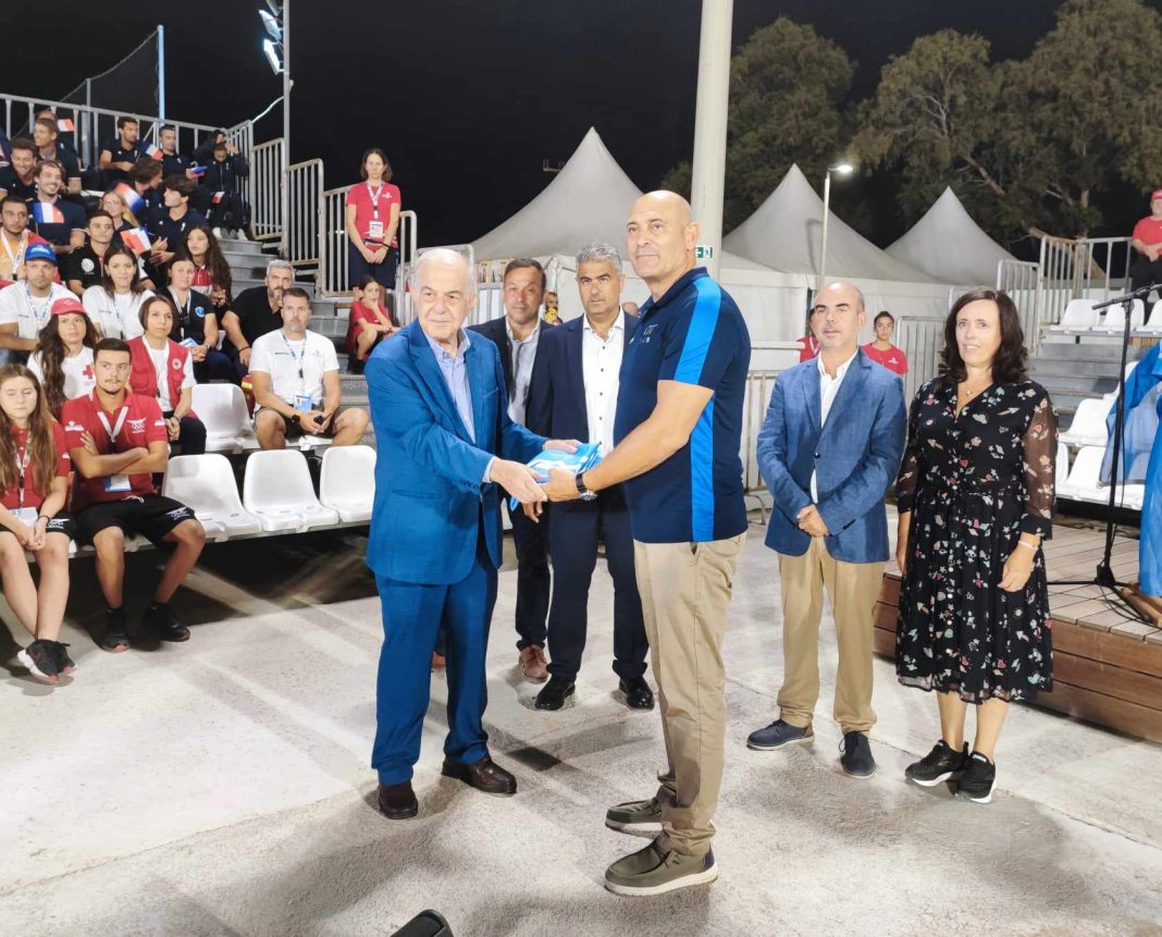 Στην τελετή λήξης των Παράκτιων Μεσογειακών Αγώνων ο Δήμαρχος Ηρακλείου