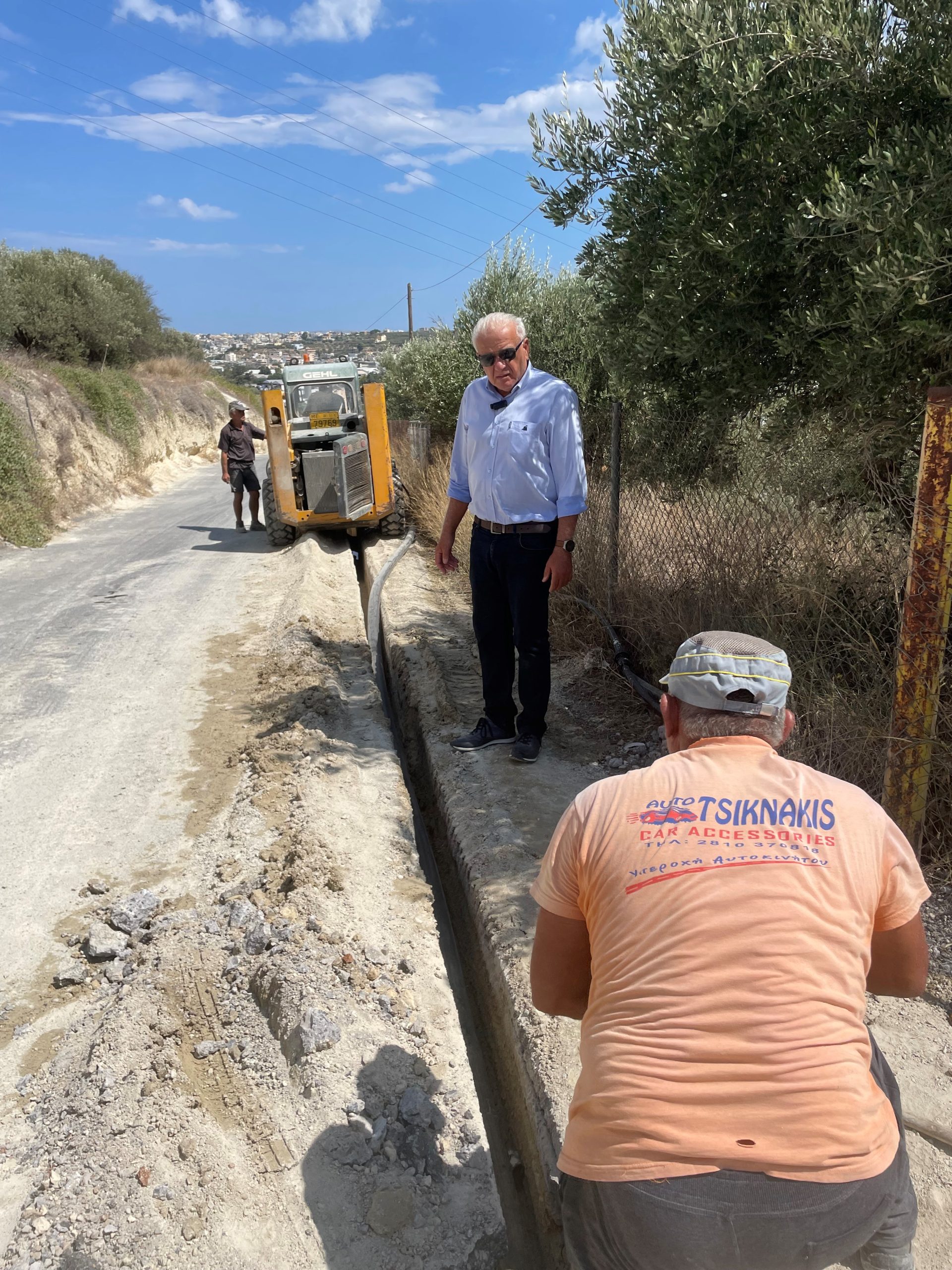 Κατασκευή νέου σύγχρονου δικτύου ύδρευσης από την ΔΕΥΑΗ στις Γούρνες Τεμένους