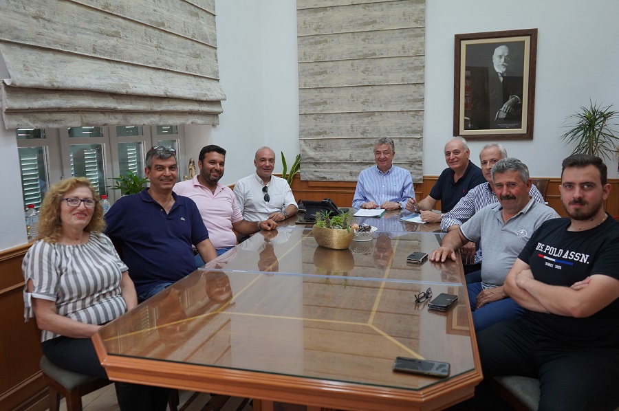 Επί τάπητος τα προβλήματα στο Δήμο Βιάννου στη συνάντηση Μπαριτάκη – Αρναουτάκη
