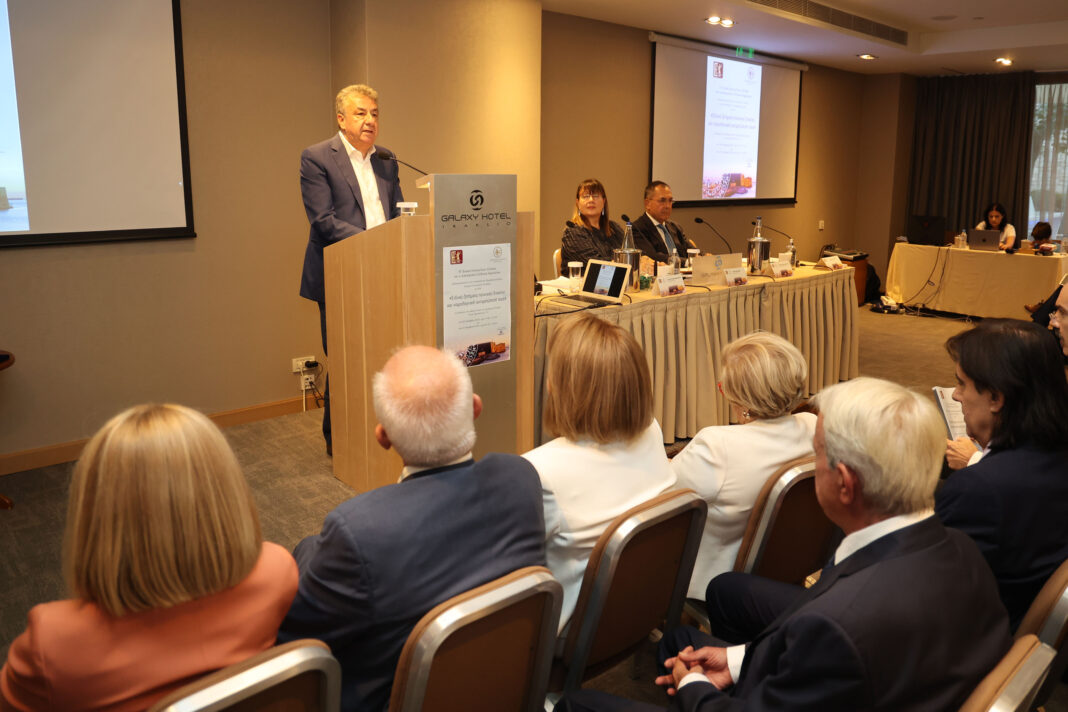 Καλωσόρισμα του Περιφερειάρχη Κρήτης στο συνέδριο Εισαγγελέων Ελλάδας παρόντος του Υπουργού