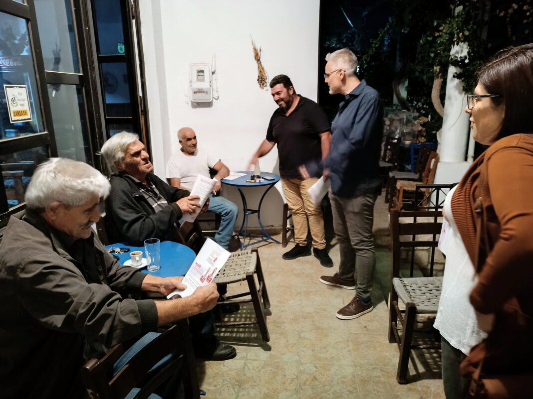 Περιοδεία της «Λαϊκής Συσπείρωσης» σε Άγιο Μύρωνα, Κάτω Ασίτες και Πενταμόδι