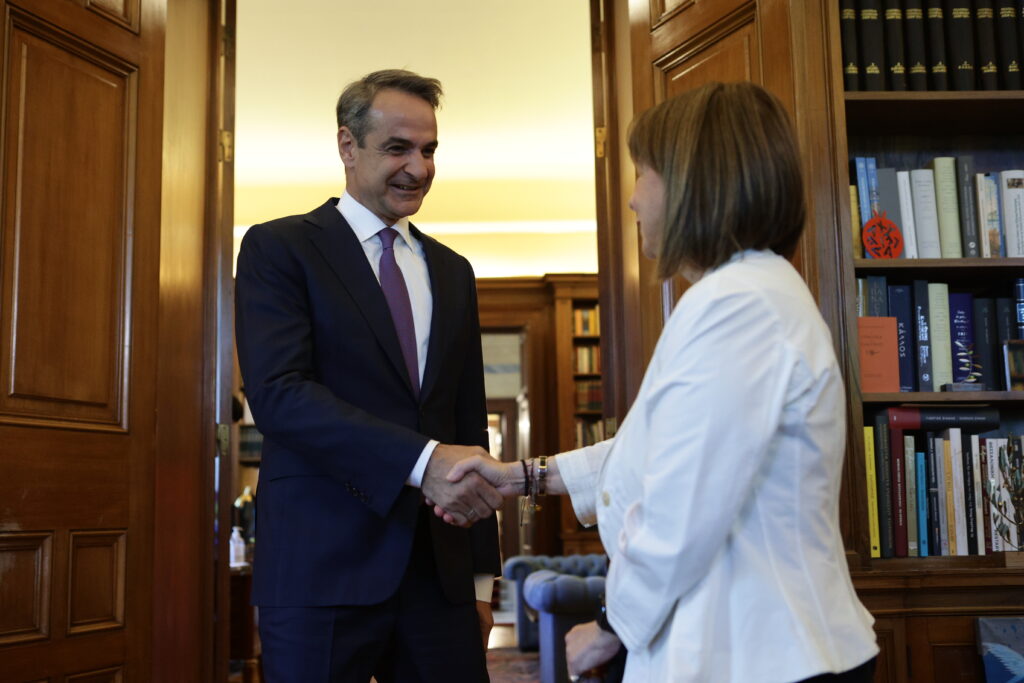 Ο Κυρ. Μητσοτάκης θα συναντηθεί την Πέμπτη με την Πρόεδρο της Δημοκρατίας