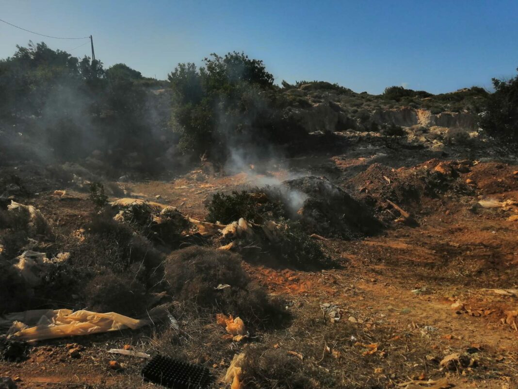Συναγερμός στην Πυροσβεστική για πυρκαγιά στο Ελαφονήσι