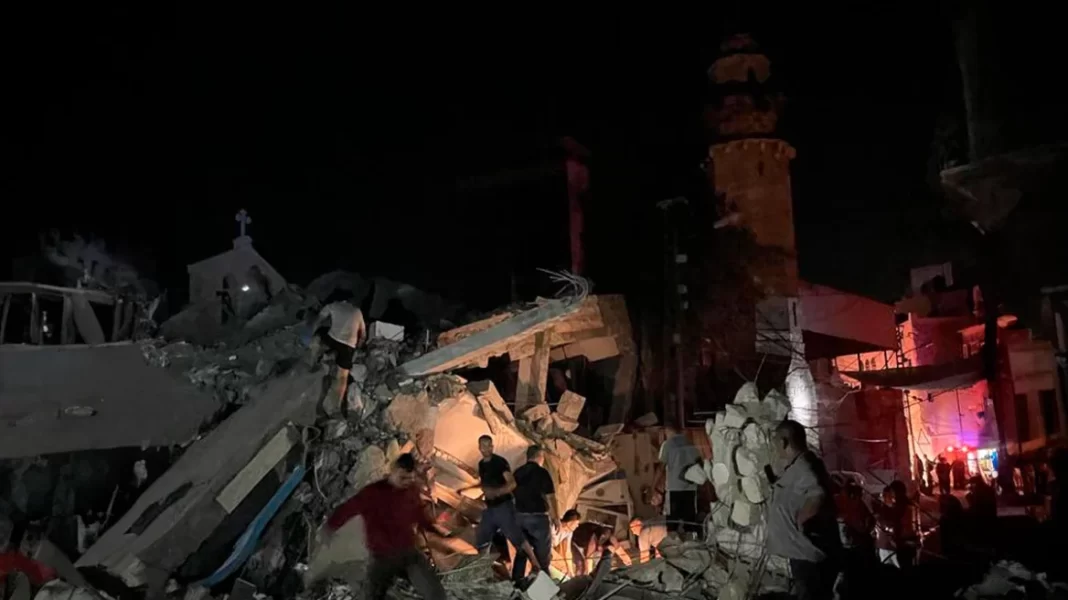 Νεκροί και τραυματίες από το χτύπημα στον Άγιο Πορφύριο – Συνολικά 25 άτομα με ελληνικά διαβατήρια στη Γάζα