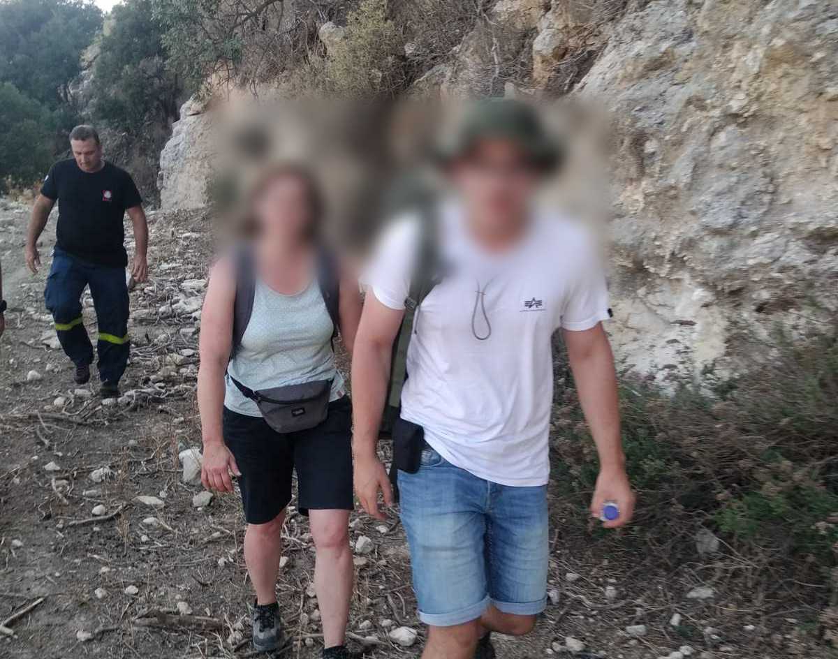 Κρητη: Περιπέτεια για μητέρα και γιο - Χάθηκαν σε φαράγγι