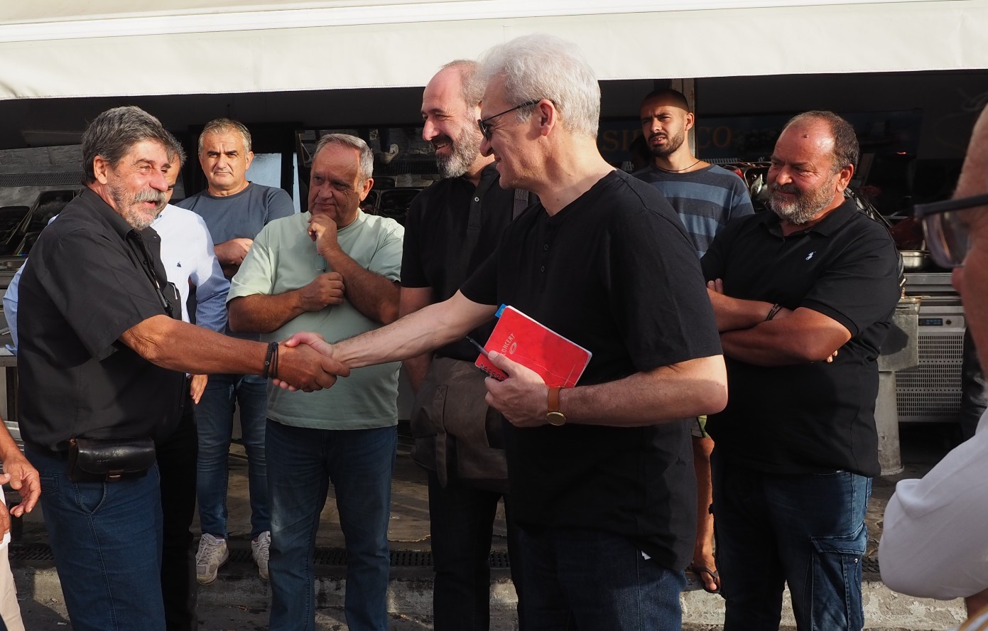 Συνάντηση Αλέξη Καλοκαιρινού με το Σύλλογο Επαγγελματιών Αλιέων Ηρακλείου