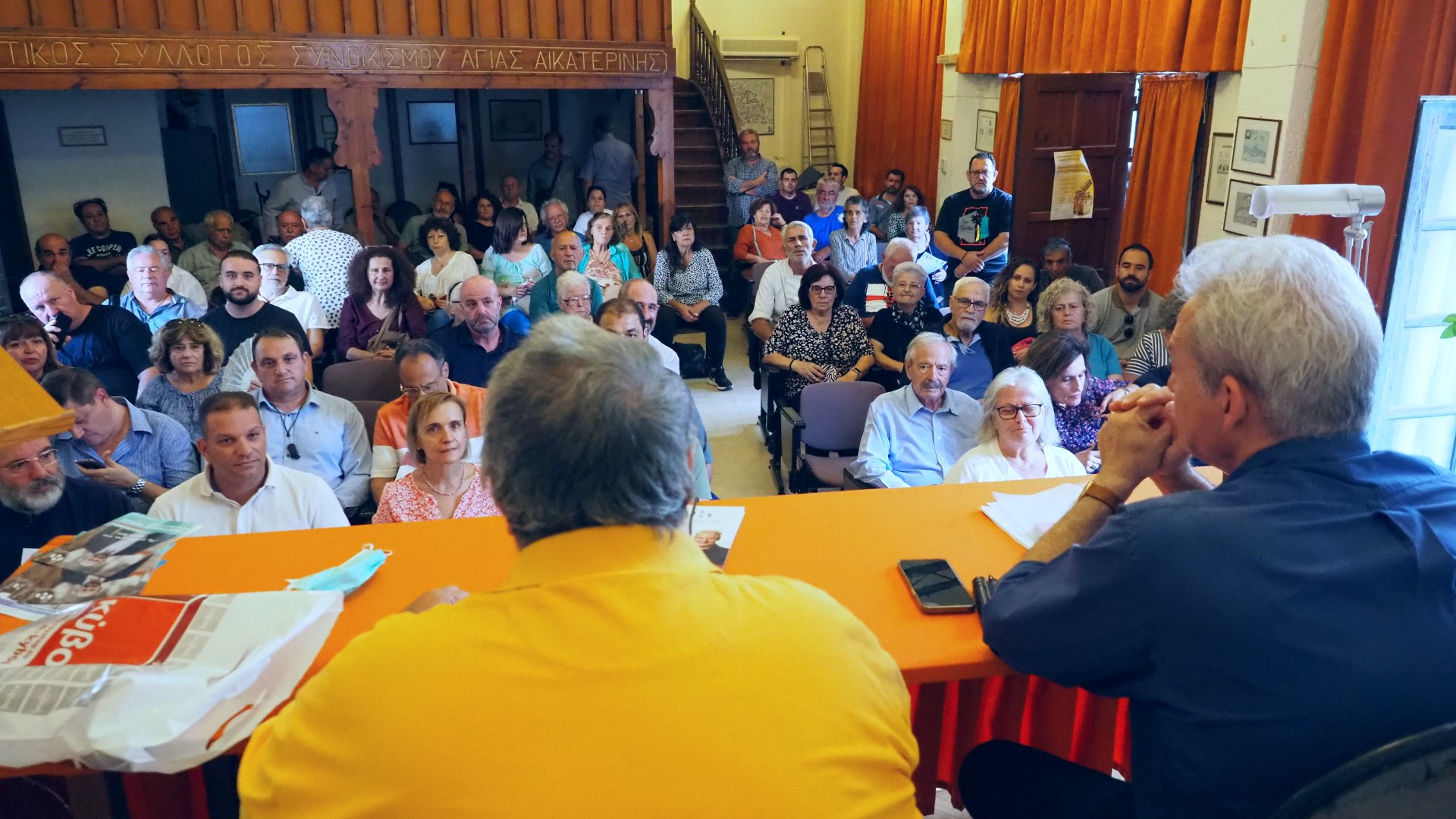 Στον Πολιτιστικό Σύλλογο Αγίας Αικατερίνης ο Αλέξης Καλοκαιρινός