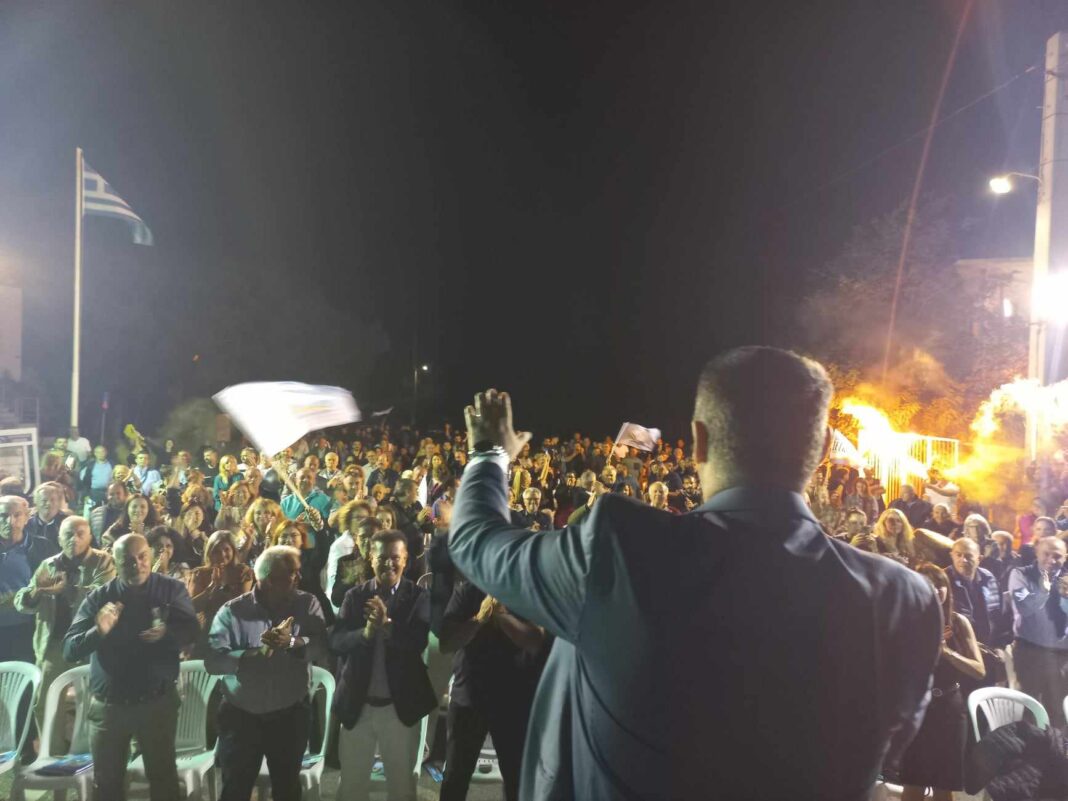 Μεγαλειώδης η κεντρική προεκλογική συγκέντρωση του Γιάννη Σέγκου