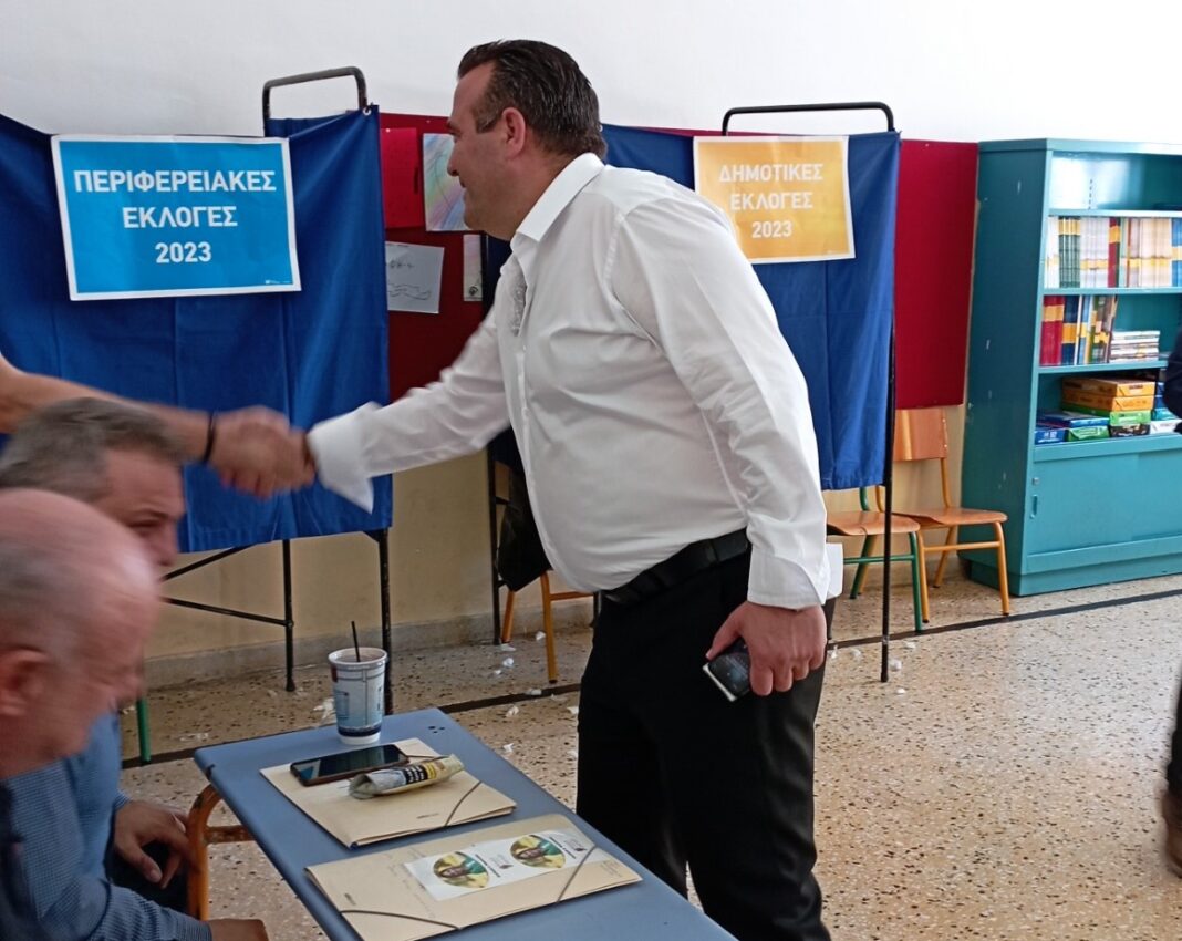 Στον Κρουσώνα ψήφισε ο Δημήτρης Πιτσικάκης