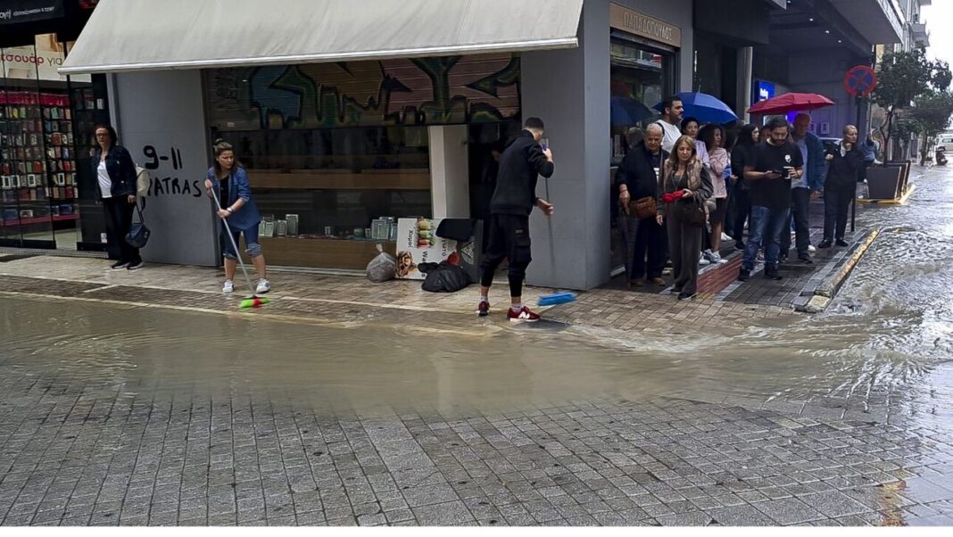 Βροχόπτωση στην Αχαΐα: 400 κλήσεις δέχτηκε η Πυροσβεστική