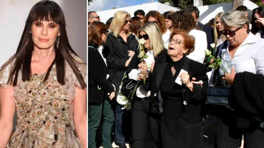 Κάτια Νικολαΐδου: Συντετριμμένοι φίλοι και συγγενείς στην κηδεία της