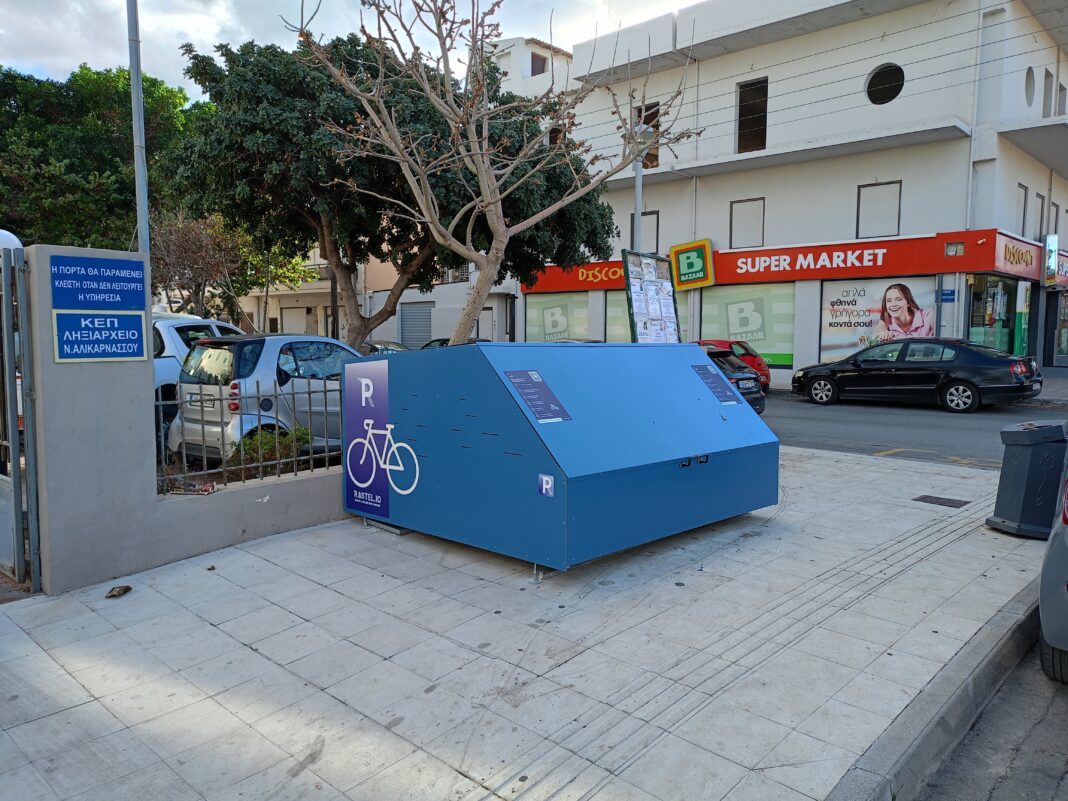 Χώρους στάθμευσης ποδηλάτων σε κεντρικά σημεία τοποθετεί ο Δήμος Ηρακλείου