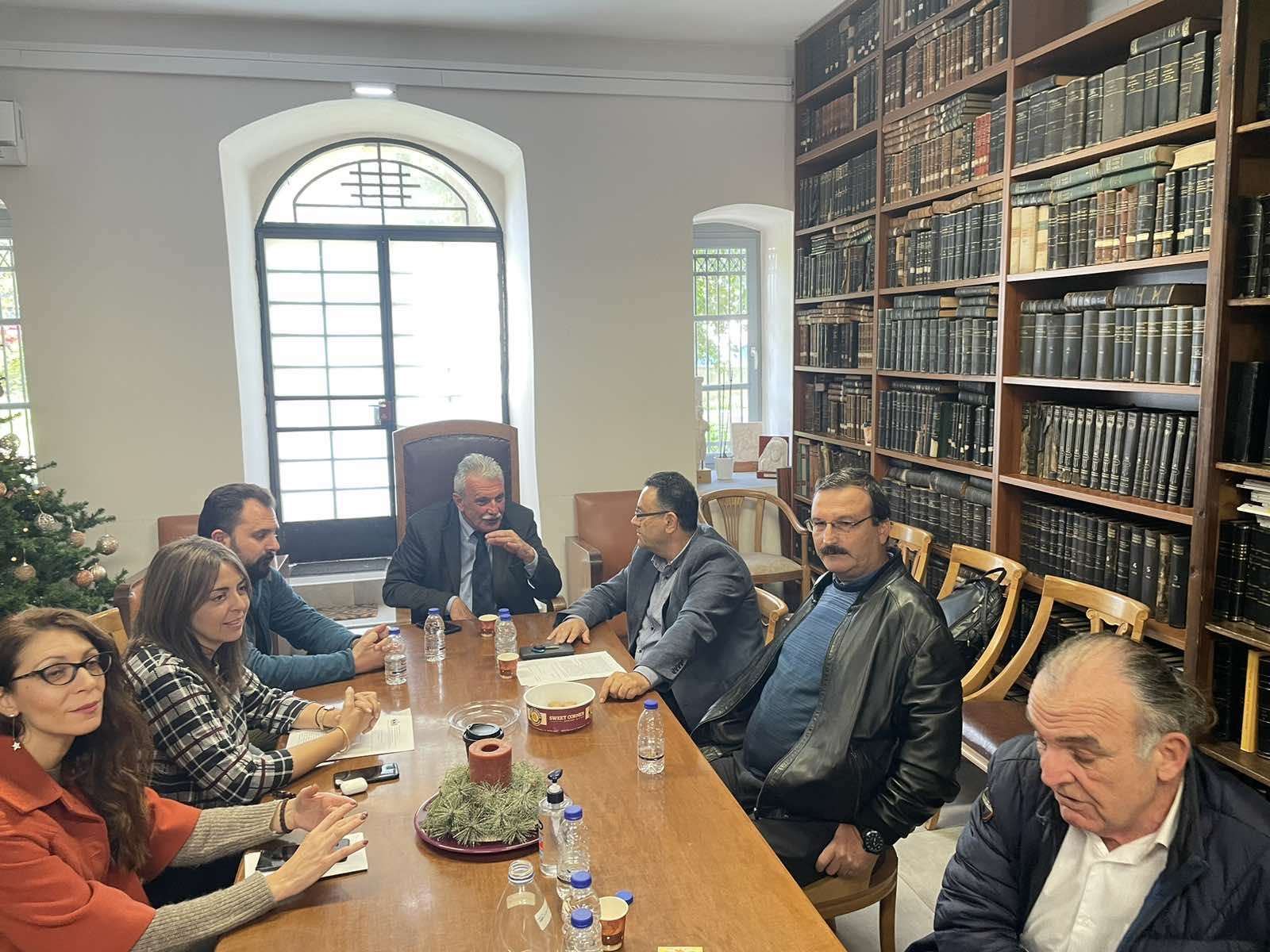 Συνάντηση κλιμακίου της Τ.Ε Χανίων του Κ.Κ.Ε με τον Πρόεδρο και τα μέλη του ΔΣ του Δικηγορικού Συλλόγου Χανίων