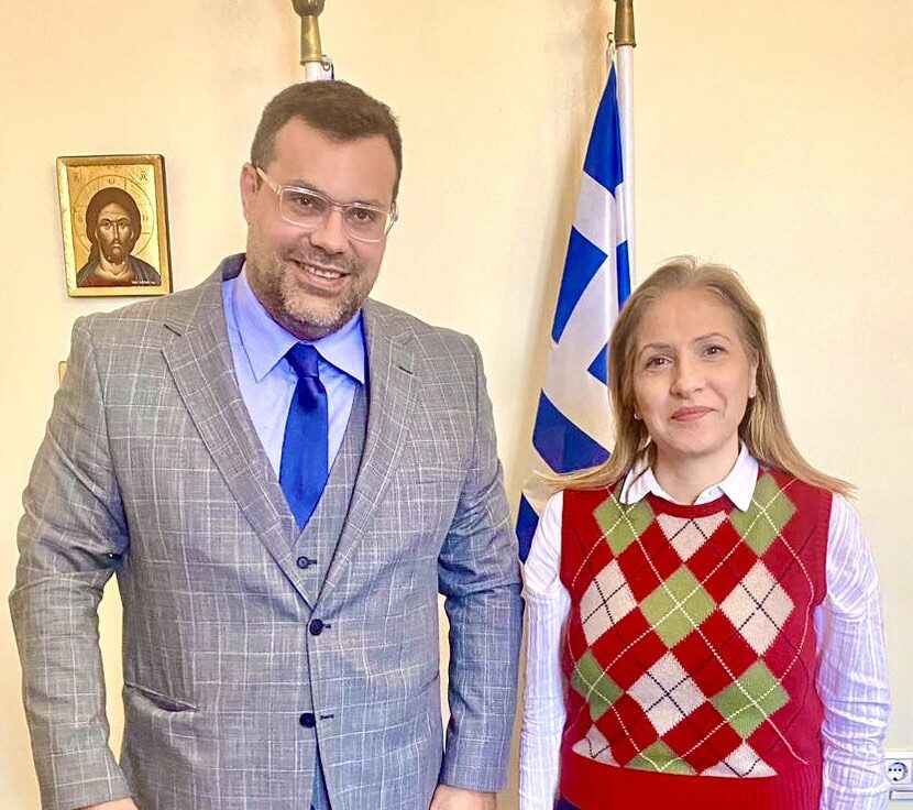 Συνάντηση του Γενικού Γραμματέα Ιθαγένειας του ΥΠ.ΕΣ. με τη Γραμματέα Αποκεντρωμένης Διοίκησης στο Ηράκλειο