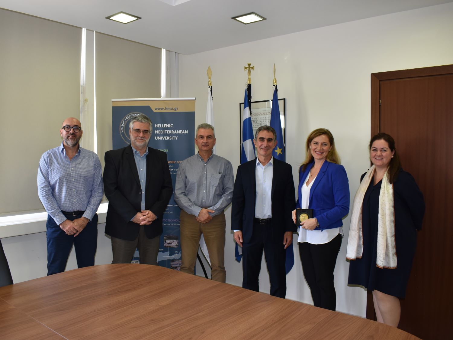 Επίσκεψη της Μορφωτικής Ακολούθου της Πρεσβείας των Η.Π.Α στο Ελληνικό Μεσογειακό Πανεπιστήμιο