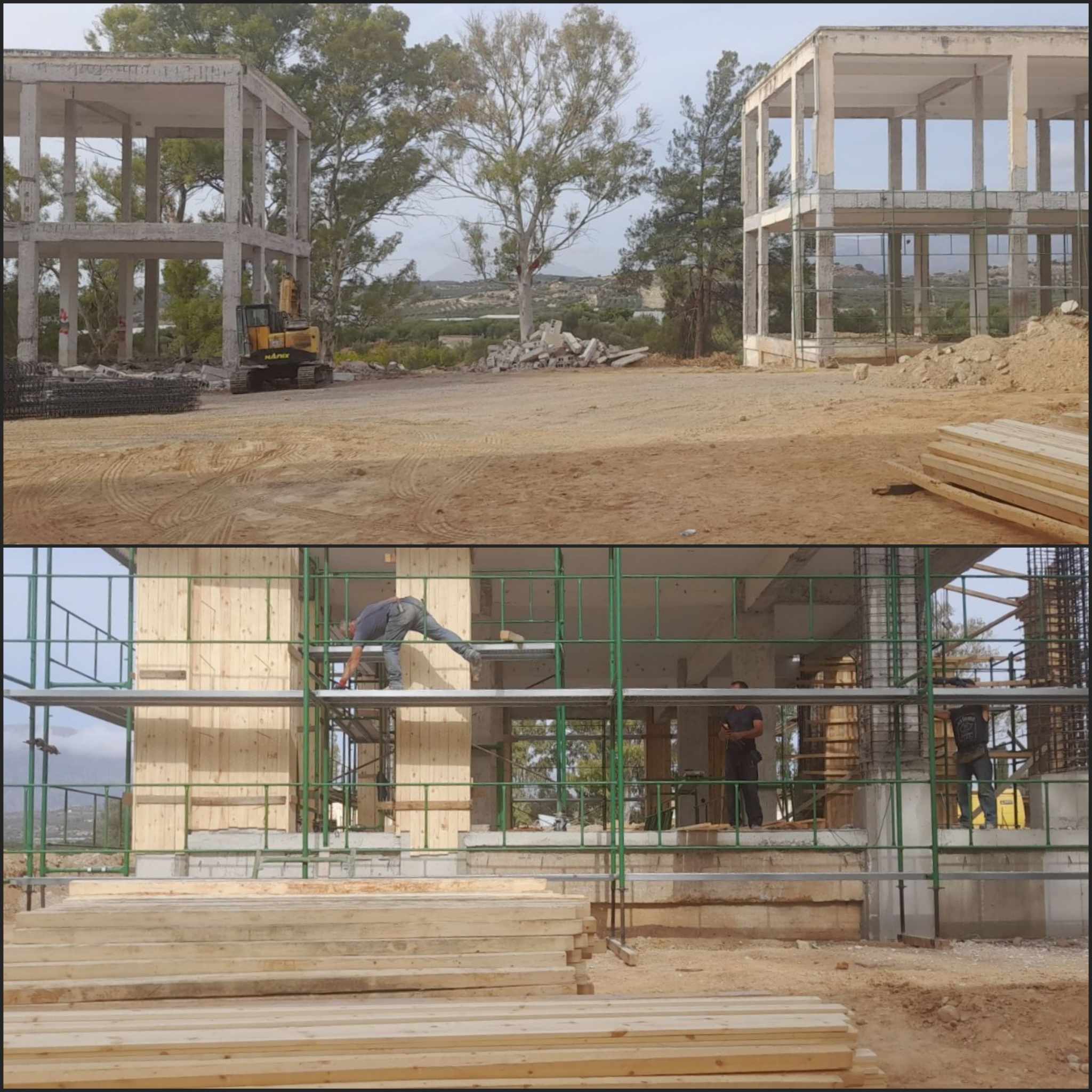 Προχωρούν οι εργασίες για το Διοικητικό Κέντρο Μεσαράς