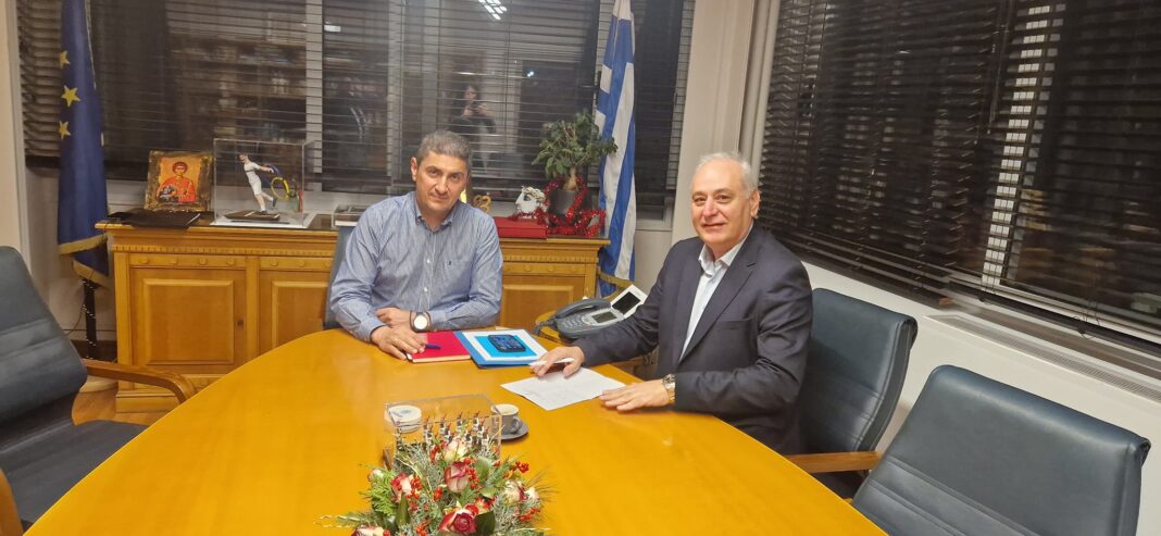 Συνάντηση Μπαριτάκη – Αυγενάκη: Στο επίκεντρο καίρια ζητήματα του Δήμου Βιάννου