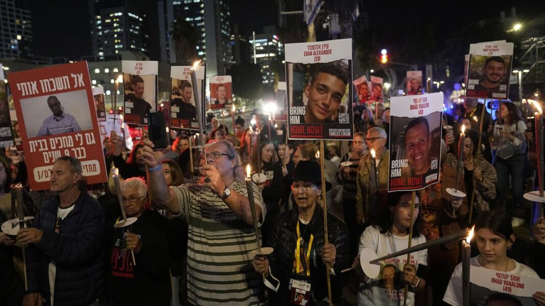Ισραήλ: Διαδήλωση στο Τελ Αβίβ για τον θάνατο των τριών ομήρων της Χαμάς