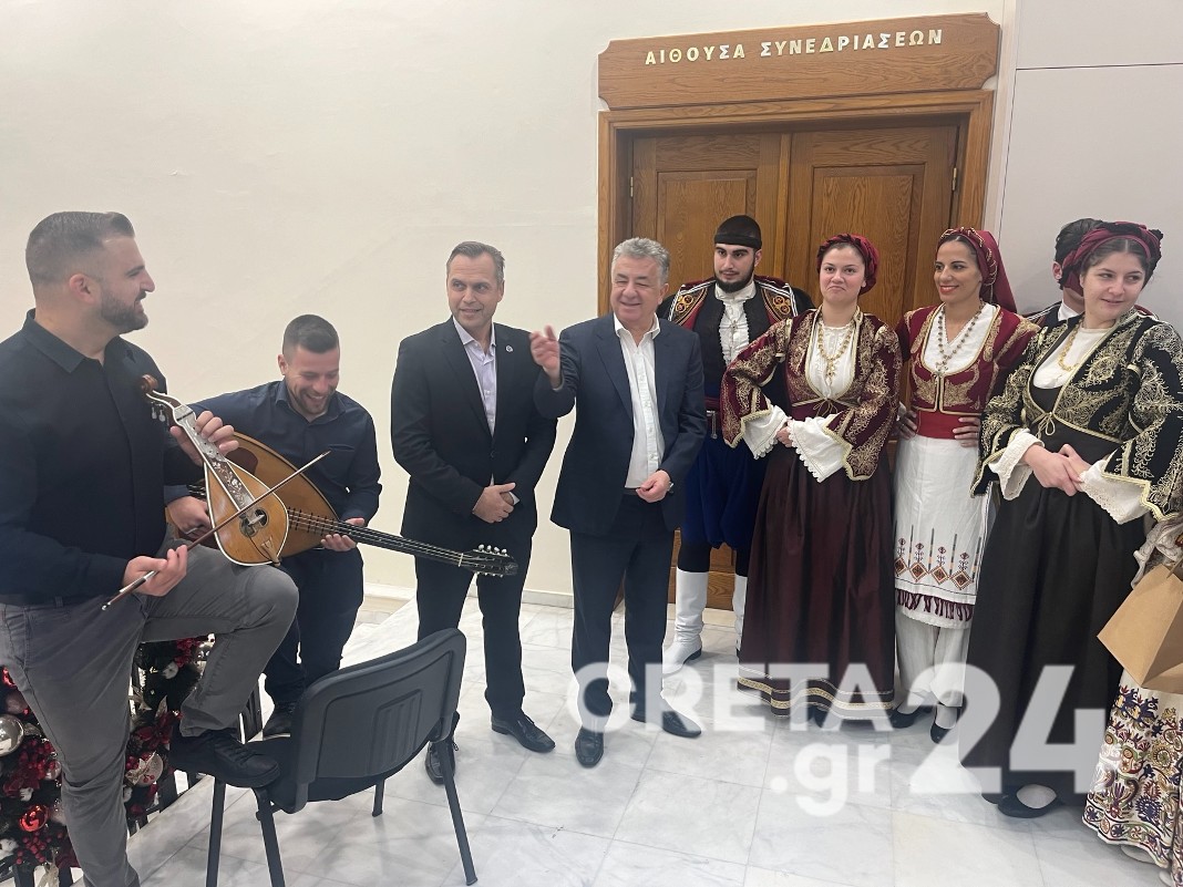 Συγκρητισμός, ενότητα, ισόρροπη ανάπτυξη και διεκδίκηση, το μήνυμα για τη νέα χρονιά του Περιφερειάρχη Κρήτης
