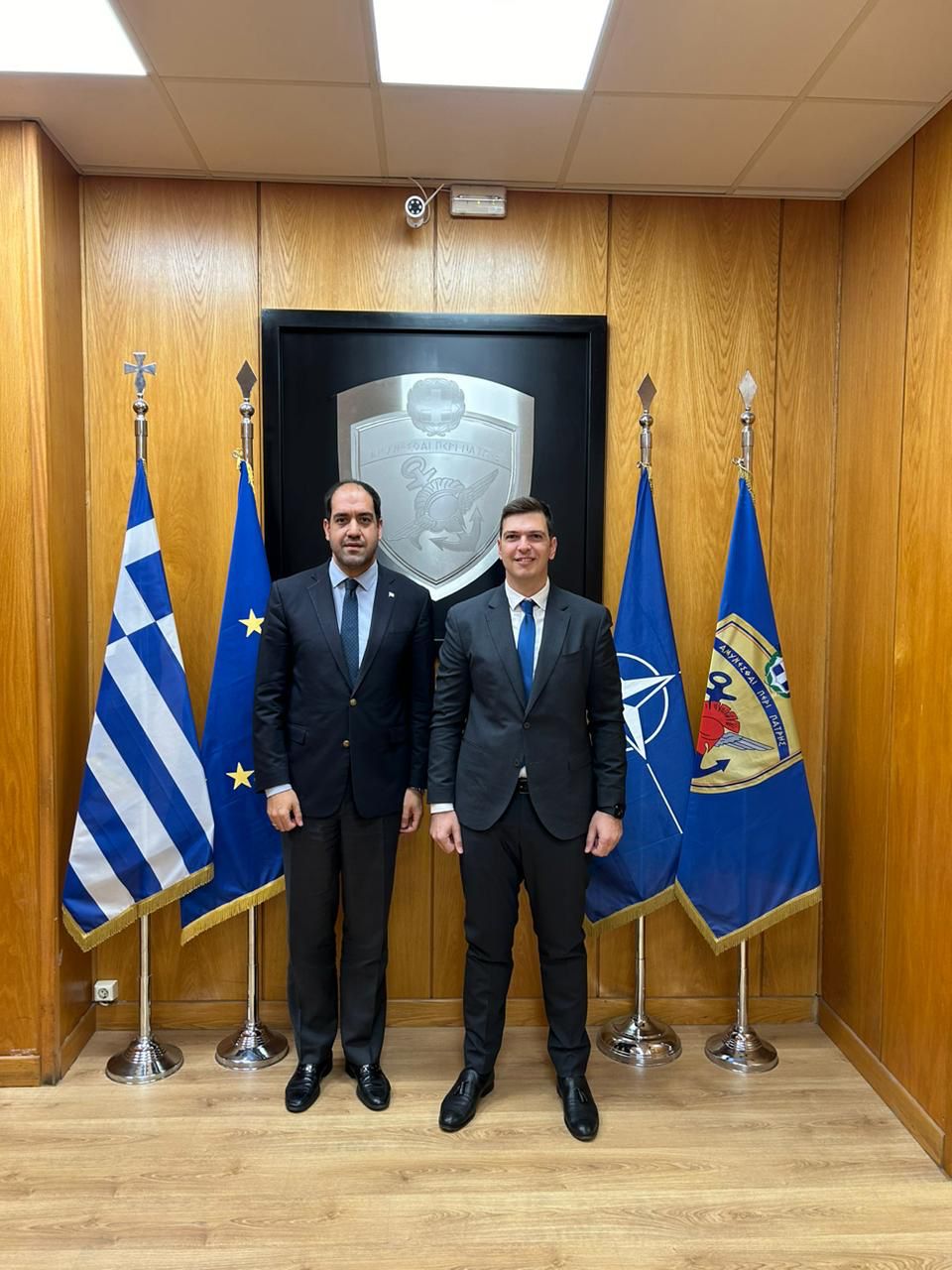 Συνάντηση Αλέξανδρου Μαρκογιαννάκη με τον Υφυπουργό Εθνικής Άμυνας Ι. Κεφαλογιάννη