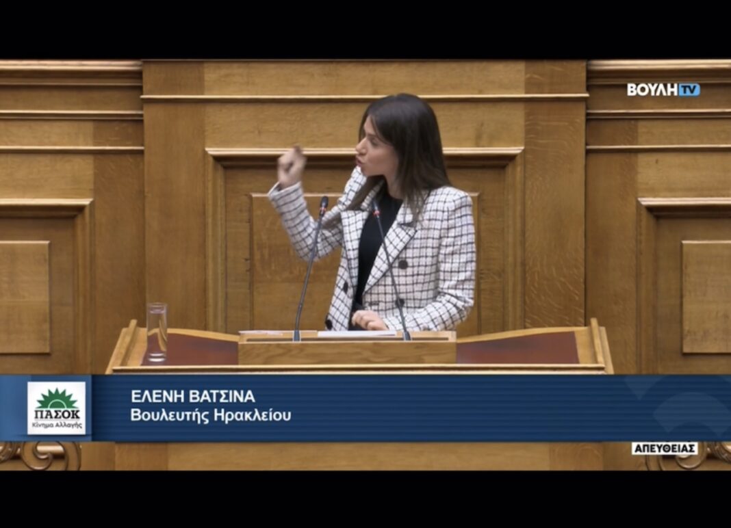 Ελένη Βατσινά: Προϋπολογισμός – μαύρη σελίδα της ιστορίας