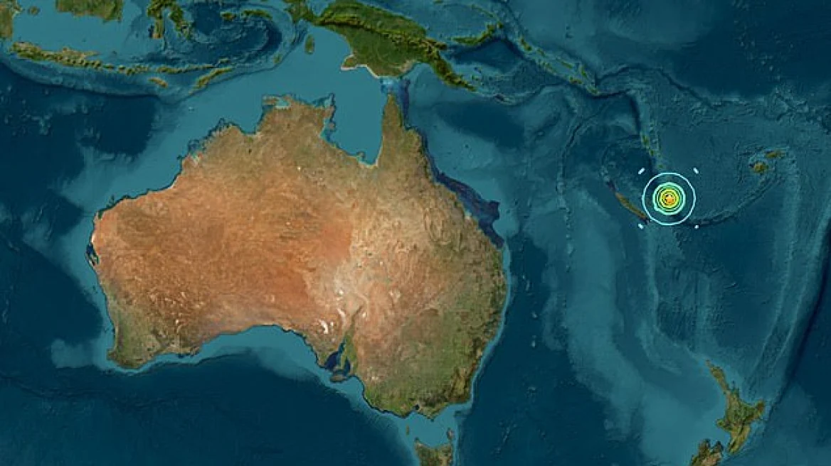 Ισχυρή σεισμική δόνηση 7,3 Ρίχτερ στο Βανουάτου – Ανησυχία για τσουνάμι