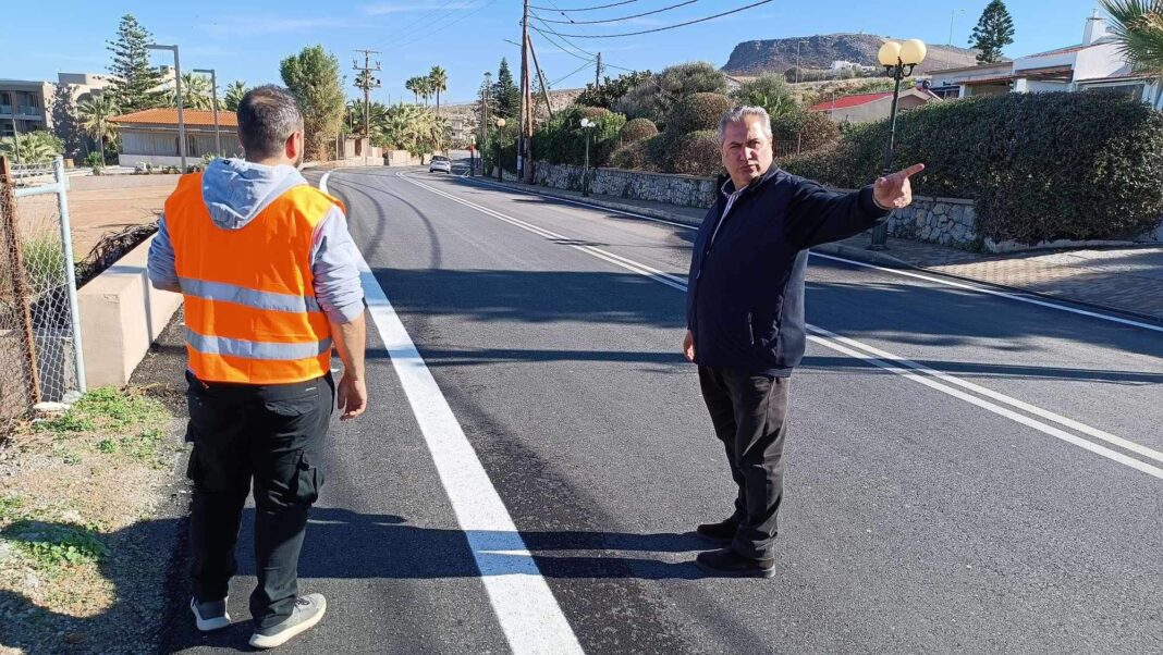 Στα έργα οδικής ασφάλειας σε Γάζι και Καρτερό ο Νίκος Σκουλάς